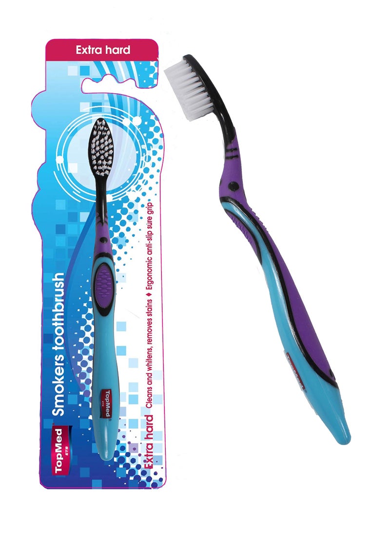 TOPMED ETS Top Med ETS Smokers Toothbrush Extra Hard (Color May Vary) - Image 1